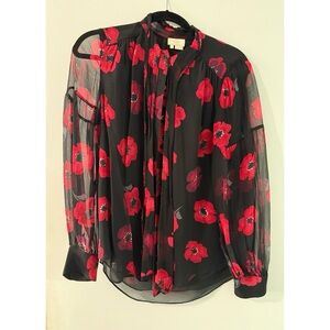 kate spade poppy blouse